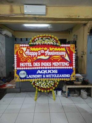 Papan Bunga di Samparwadi Tirtayasa